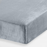 Prestieradlo v striebornej farbe FLANO 160x200 cm