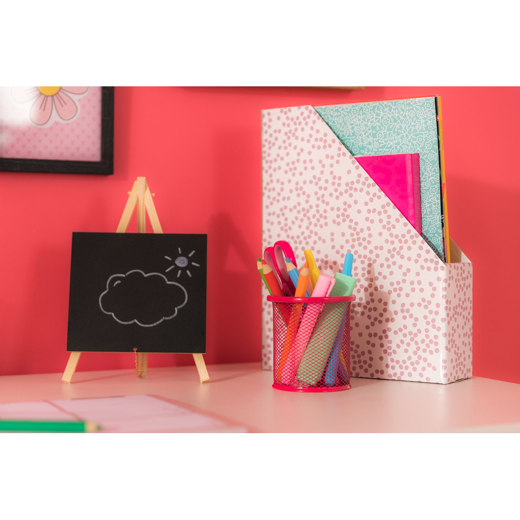 Kriedová tabuľa so stojanom a kriedovou fixkou 15x13,5x24 cm