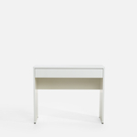 Konzola so zásuvkou ESPRESSO biela lesklá