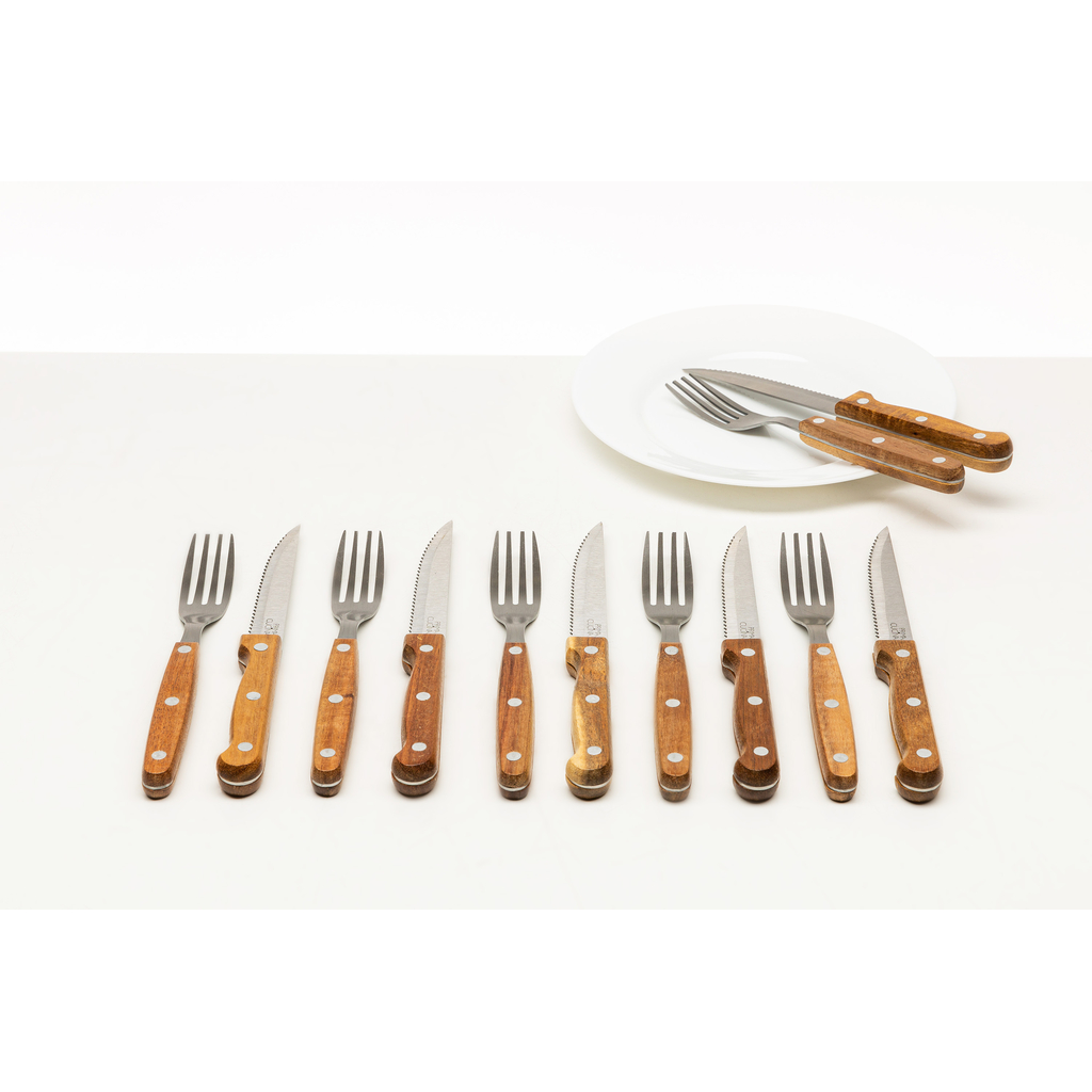 Steakový príbor, sada pre 6 osôb