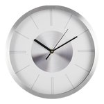 Okrúhle nástenné hodiny biele 30,5 cm