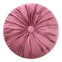 Dekoratívny okrúhly vankúš SELMA ružový 40 cm