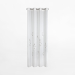 Záclona s priechodkami bielo-béžová ISABEL 140x250 cm