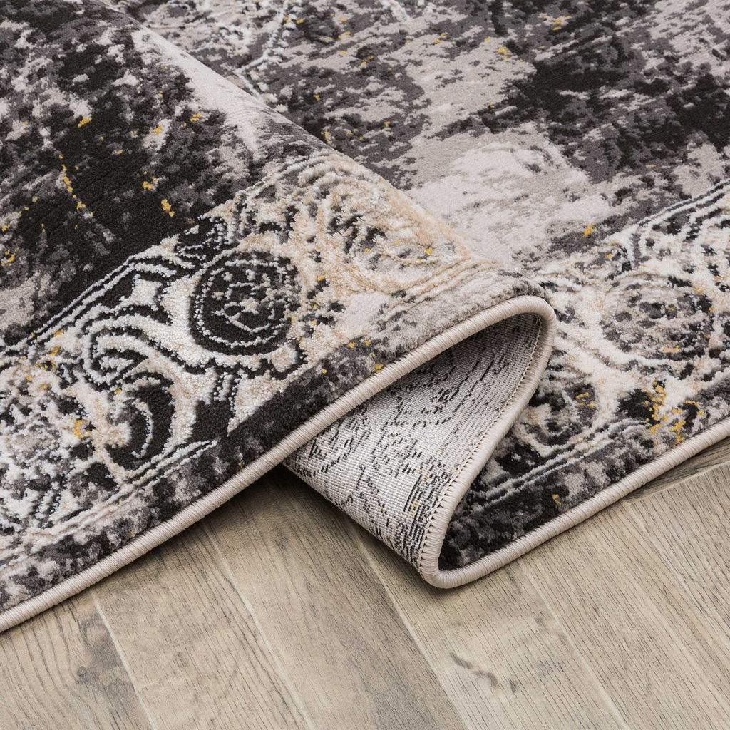 Koberec MONAKO vintage čierny 80x150 cm