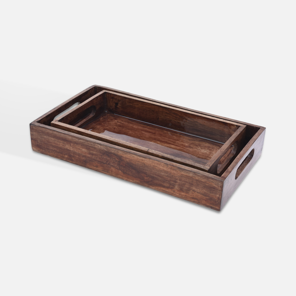 Drevený podnos MANGO 24,5x42 cm