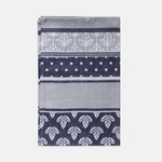 Kuchynská utierka CARINO sivo-tmavomodrá 40x60 cm