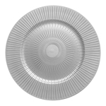 Ozdobný strieborný tanier 33 cm