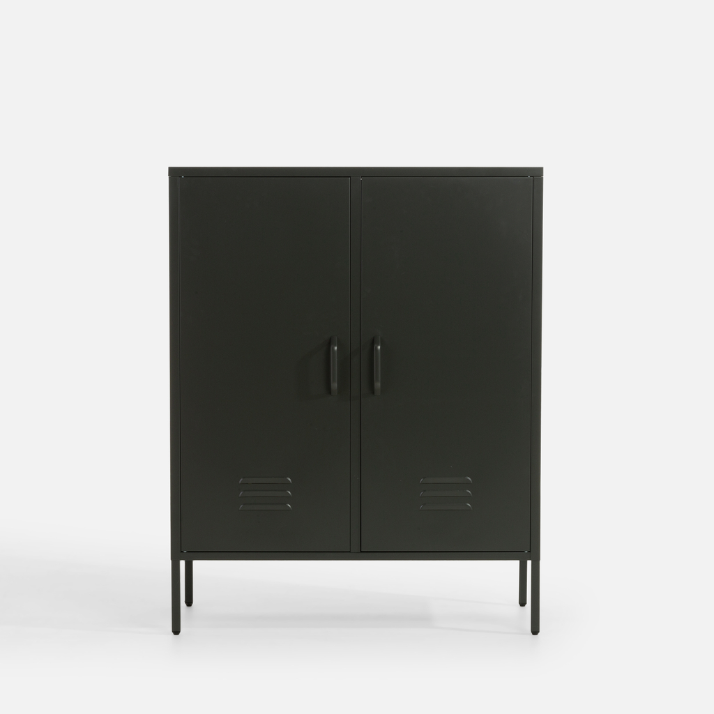 Kovová komoda čierna BLISFUL