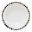 ART DECO hlboký porcelánový tanier 23 cm