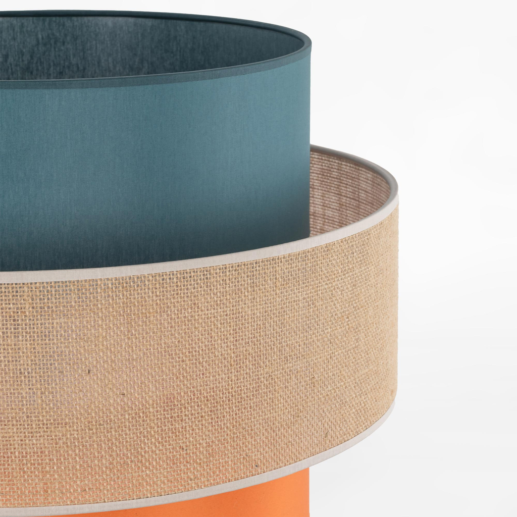 Stojacia lampa s farebným tienidlom TRIO JUTA