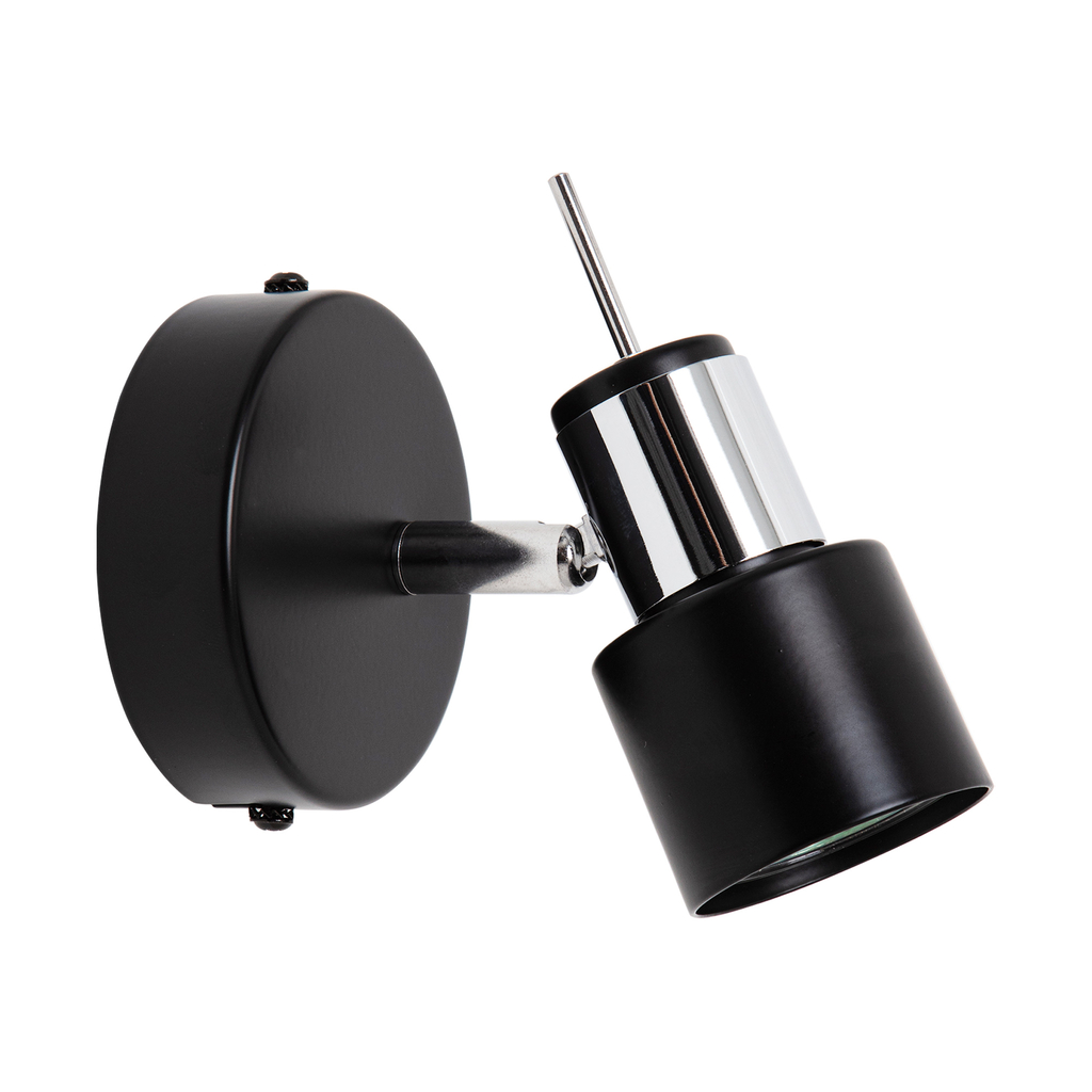 Nástenné bodové svietidlo čierne ORO STERNA