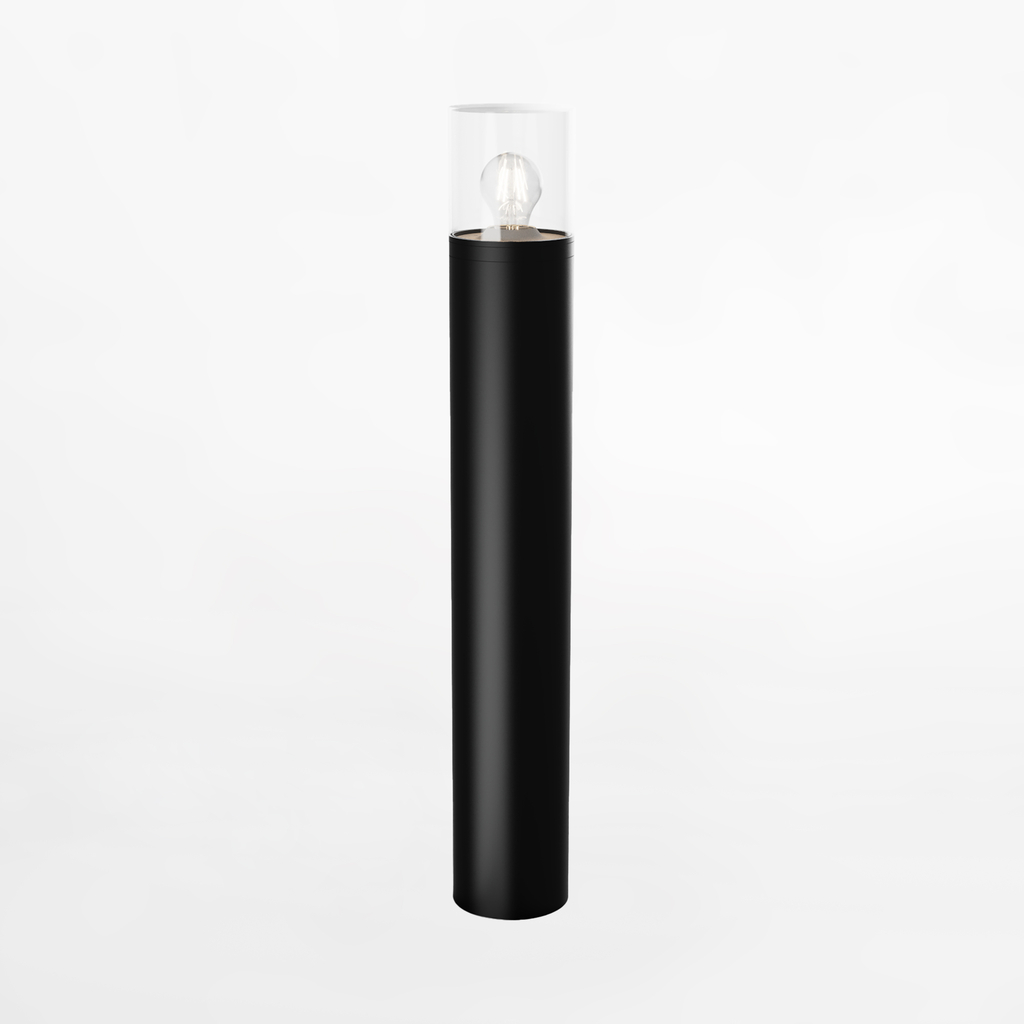 Vonkajšia stojacia lampa SIENNA čierna