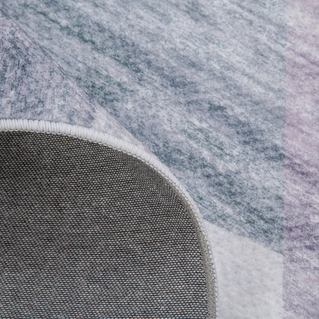 Geometrický koberec PUERTO sivo-ružový 120x160 cm