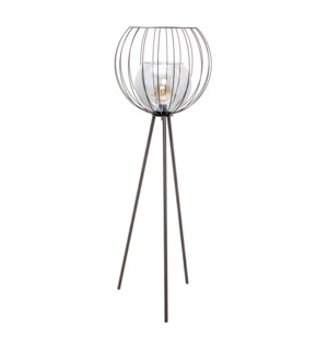 Stojacia lampa na statíve čierna UNIVERSO