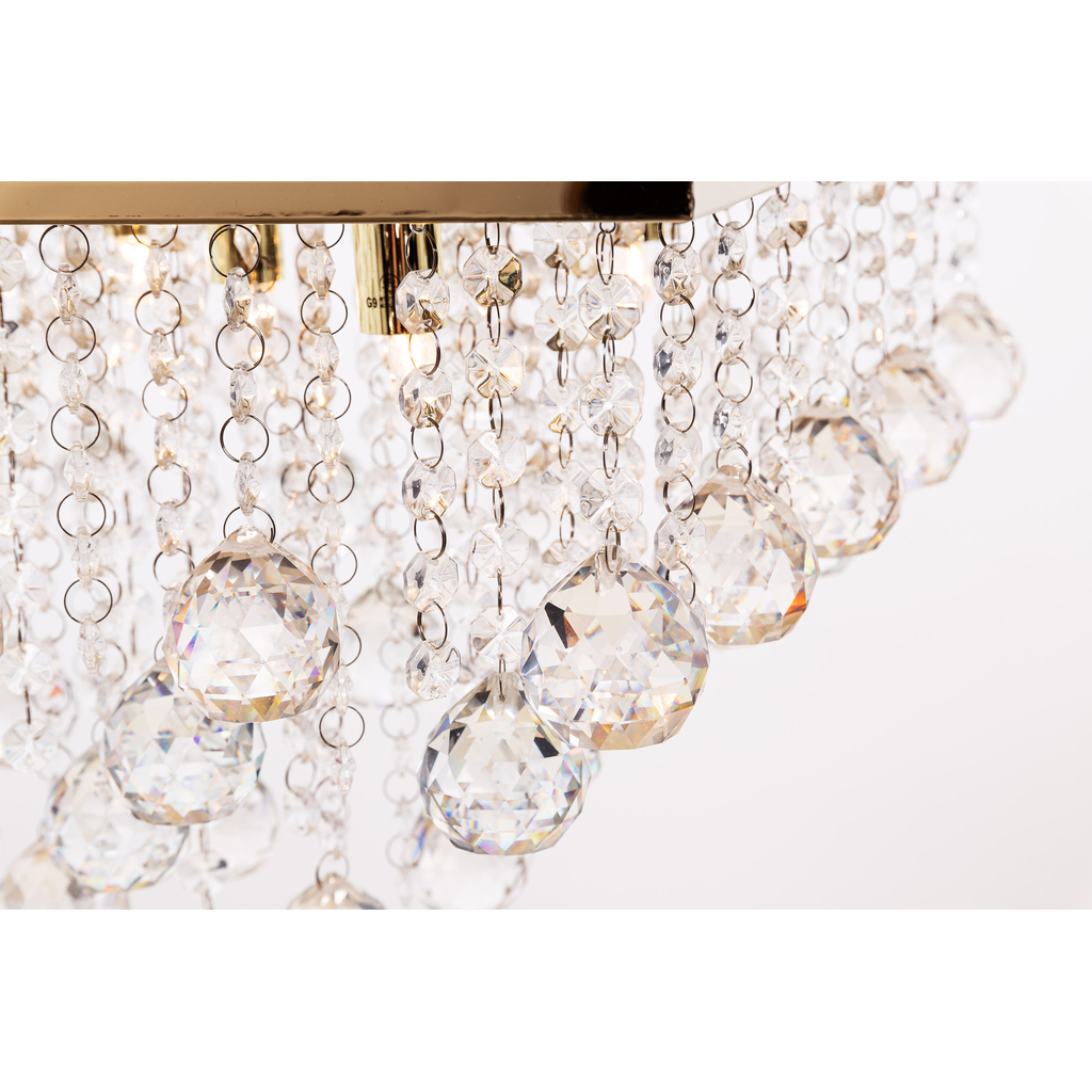 Zlaté stropné svietidlo RANGEL