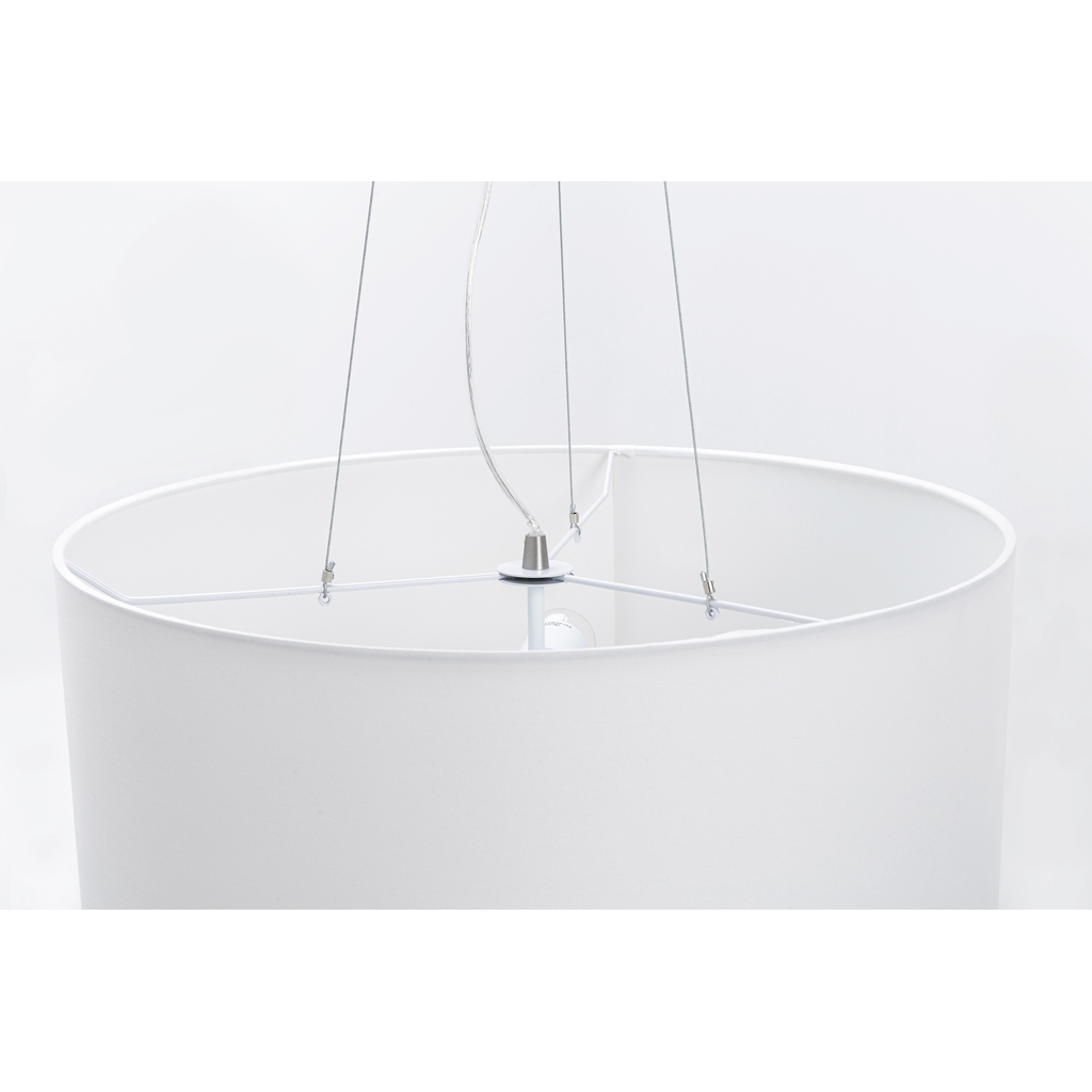 Závesné svietidlo biele CAFE 50 cm