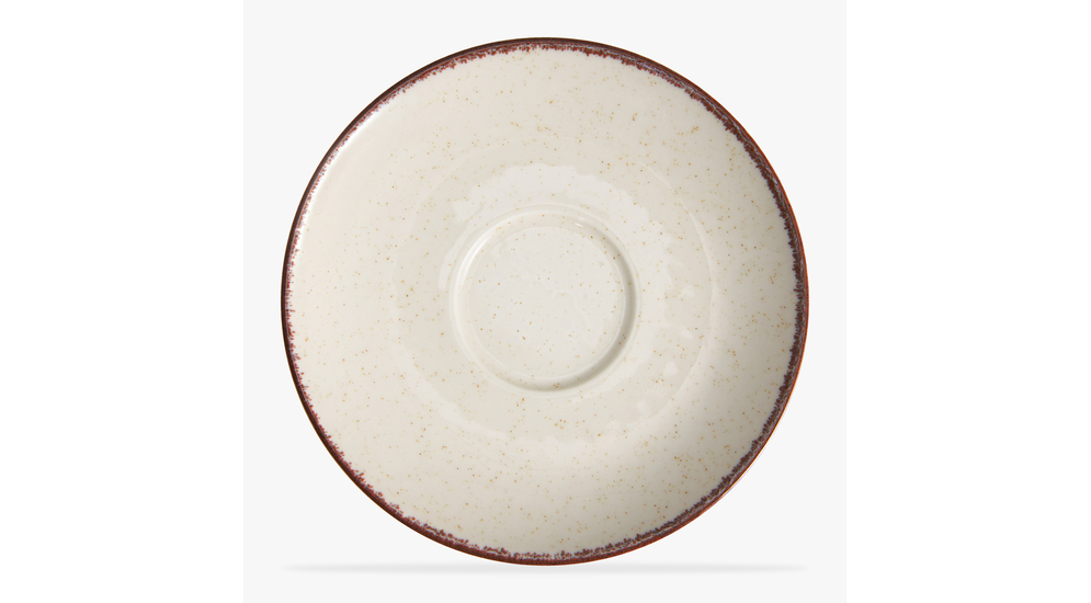 Porcelánová podšálka CRAFT béžová 14,5 cm