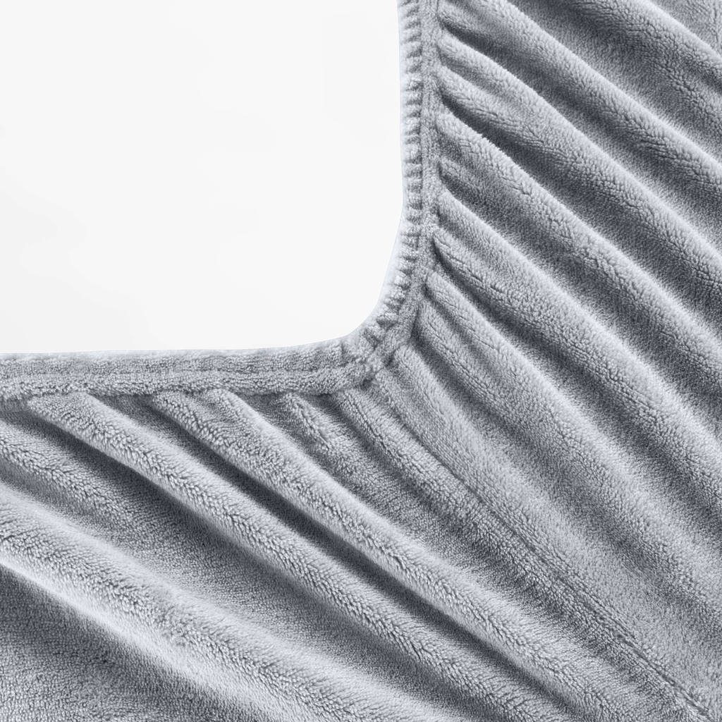 Prestieradlo v striebornej farbe FLANO 160x200 cm