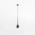 Závesné svietidlo čierne FIORE