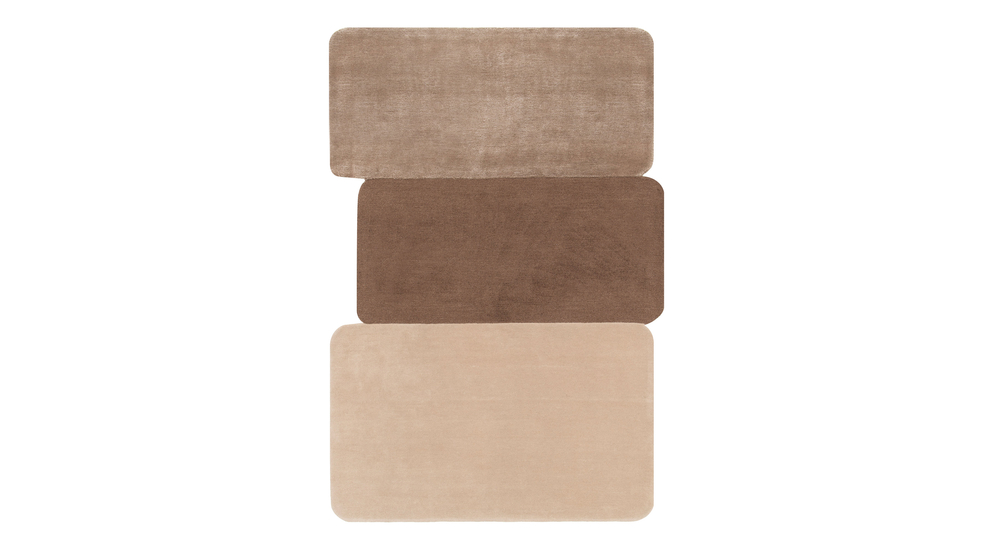 Vlnený koberec ELEMENTS do obývacej izby, hnedo-béžový 200x290 cm