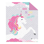 Obojstranný prehoz na posteľ JEDNOROŽEC 170x210 cm
