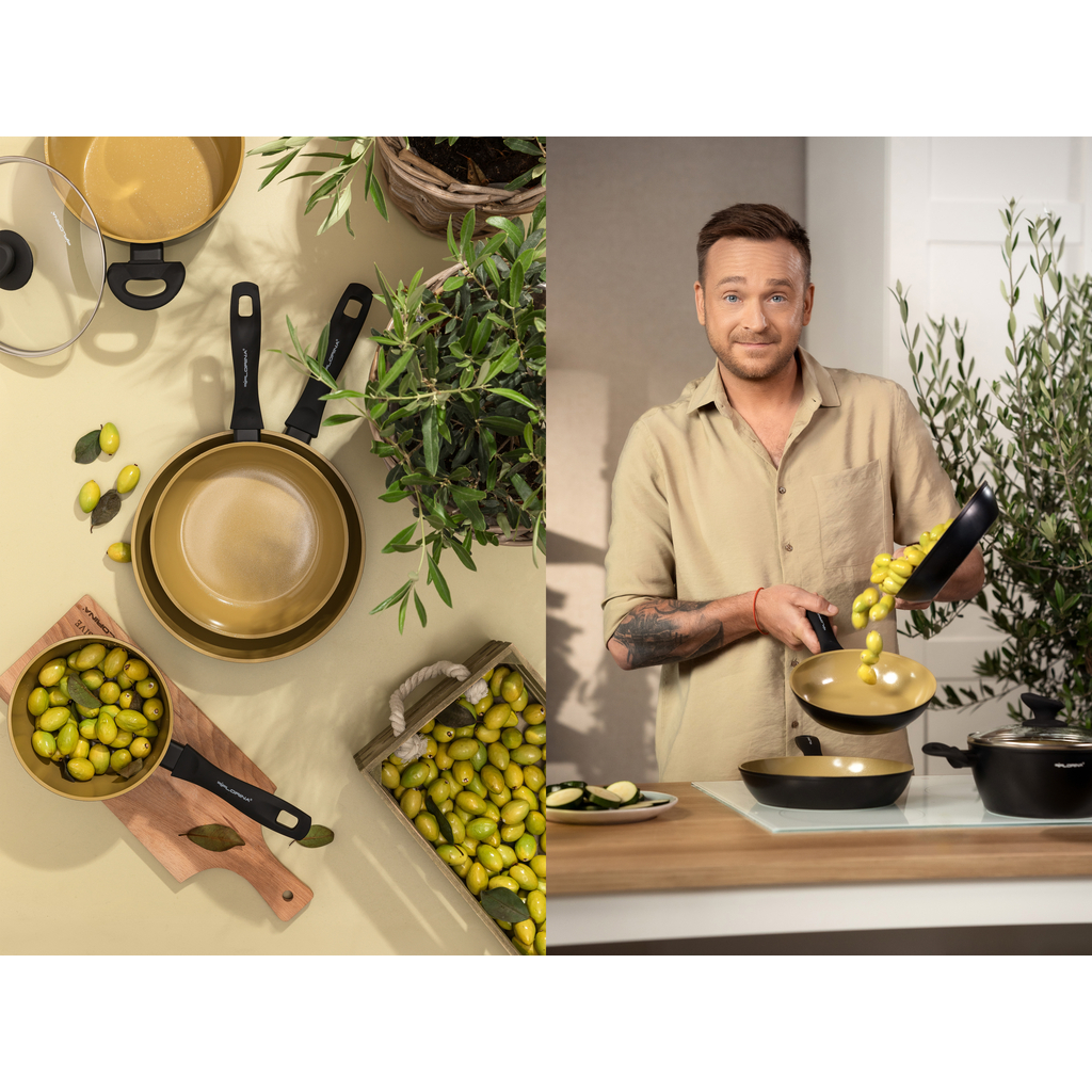 Hliníková panvica AmVegan 24 cm