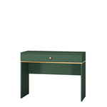Zelený toaletný stolík so zásuvkou FOREST