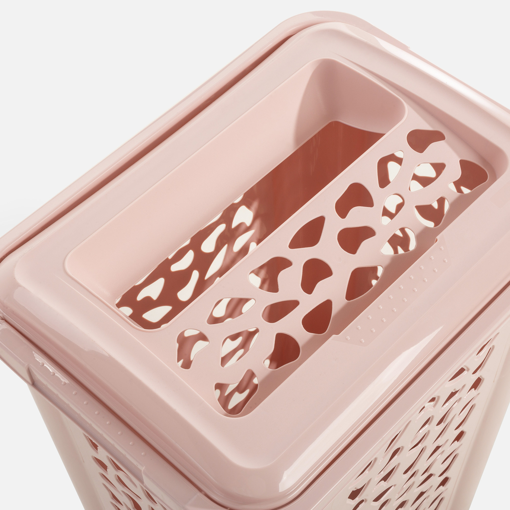 Kôš na bielizeň PER ružový 60 l