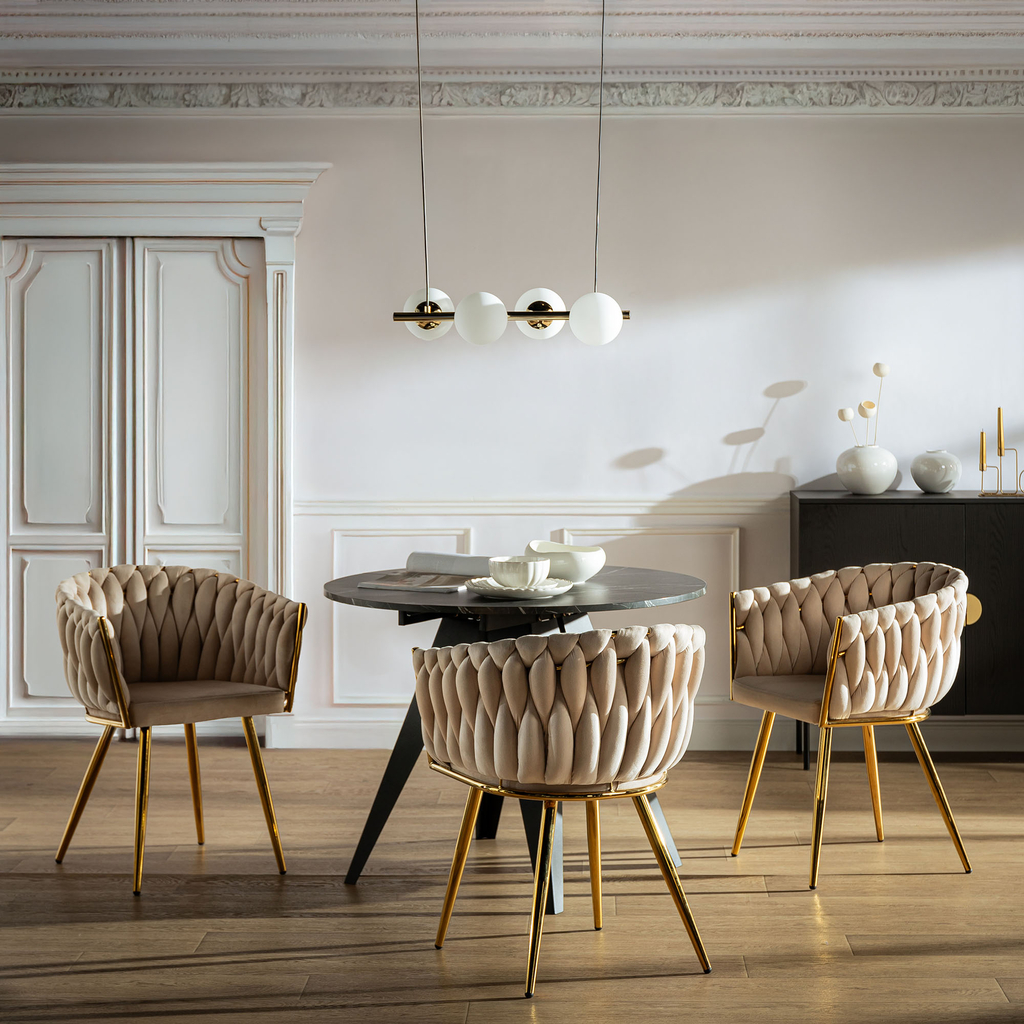 Závesná lampa zlatá LINEA IV