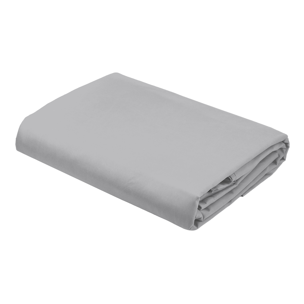 Bavlnené prestieradlo PURE s gumičkou, svetlosivé 220x200 cm