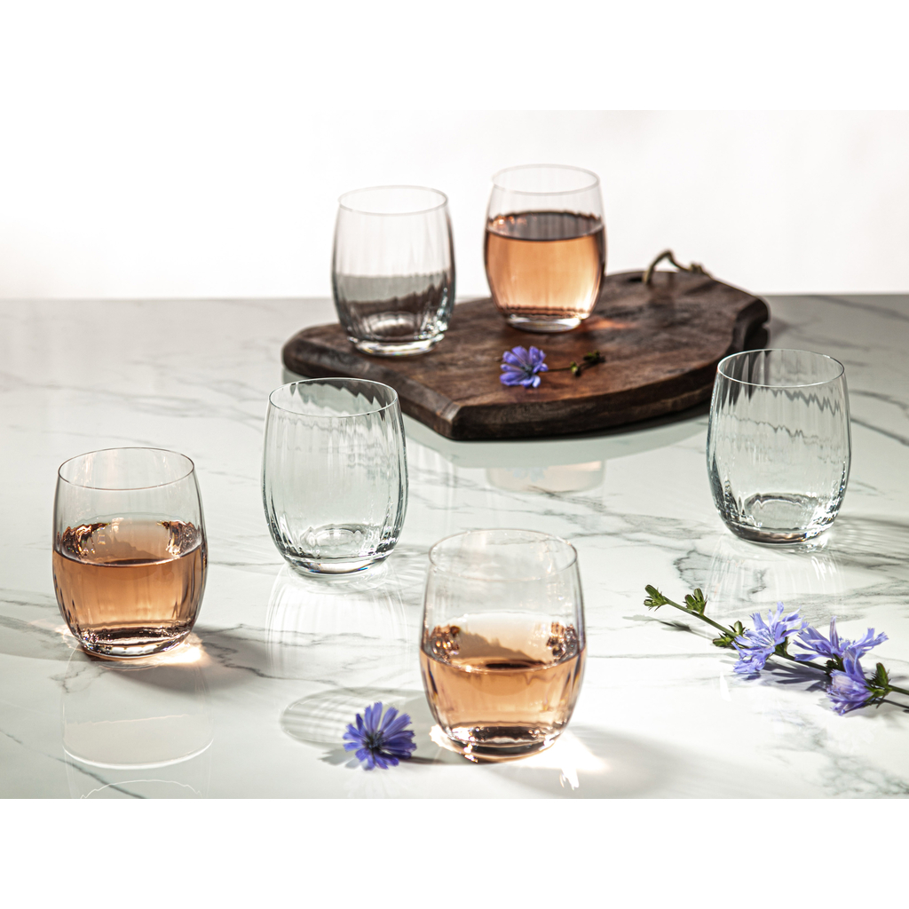 Sada 6 nízkych pohárov WATERFALL 300 ml