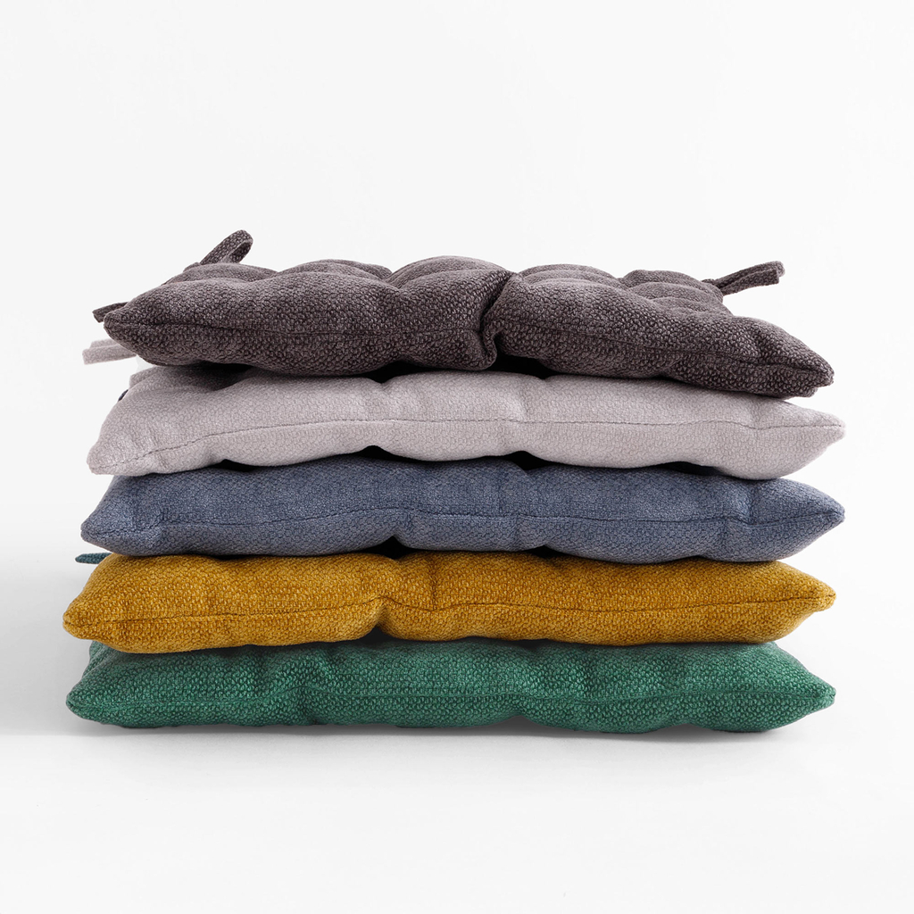 Podsedák na stoličku modrý DALLAS 40x40 cm