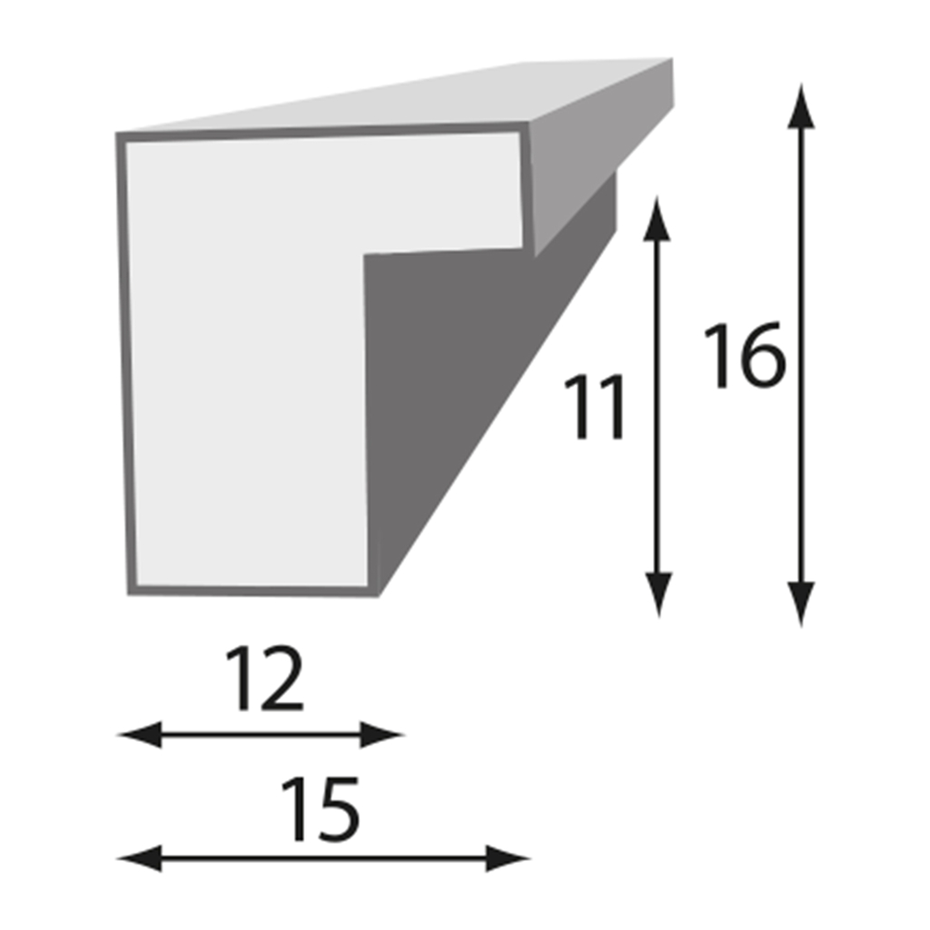 Rámik na fotografiu 30 x 40 biely KYOTO
