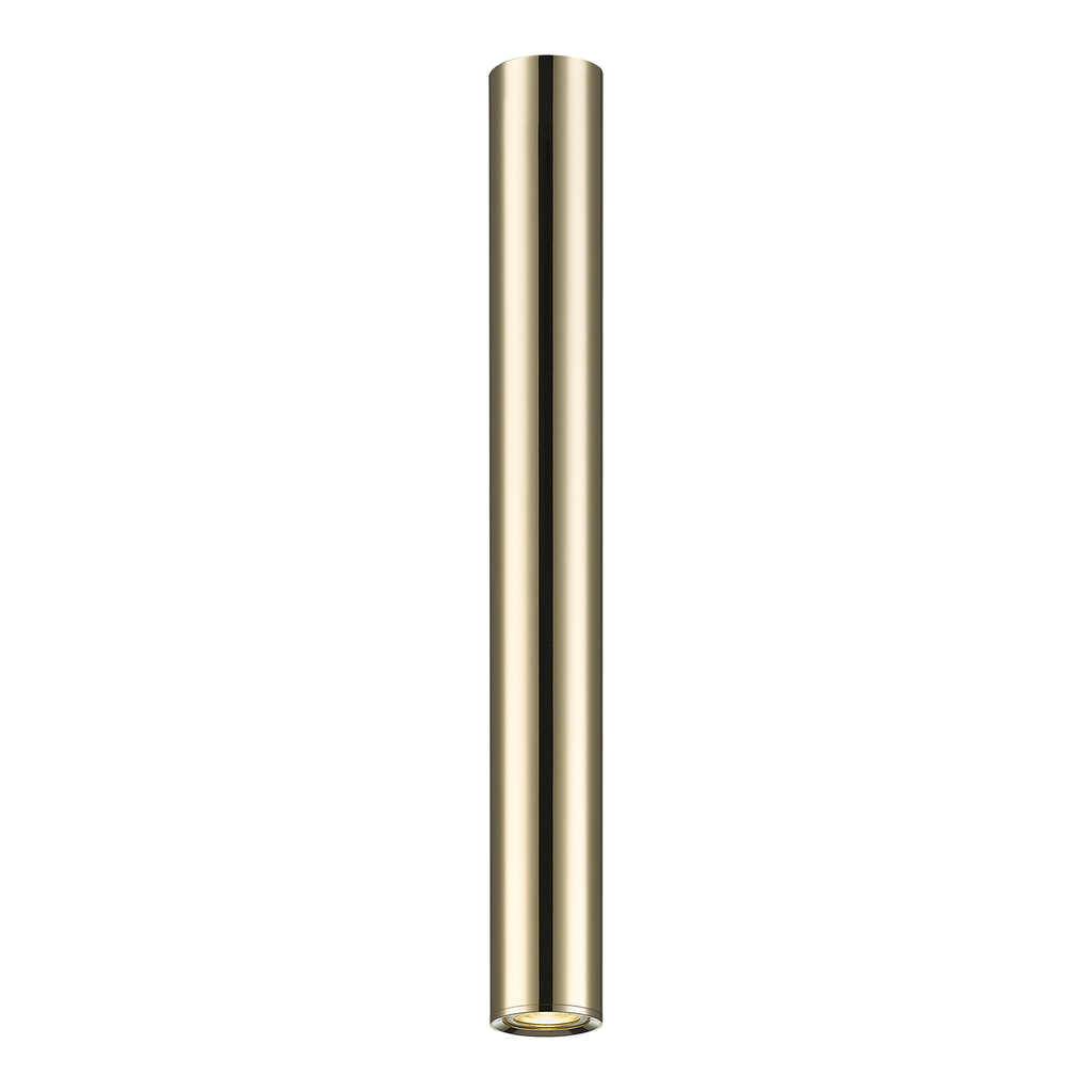 Stropné svietidlo dlhá tuba francúzske zlato LOYA 55 cm