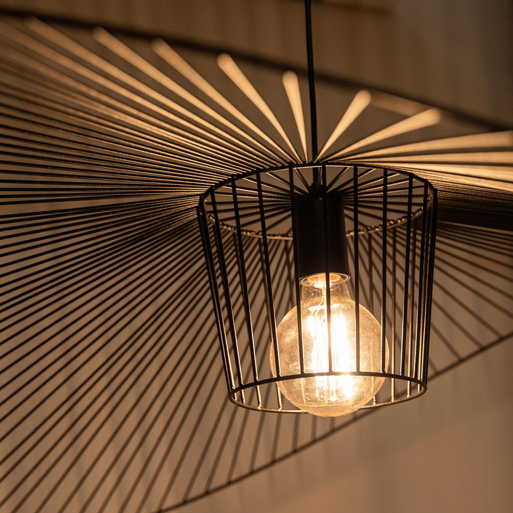 Závesné svietidlo KAPELUSZ čierna