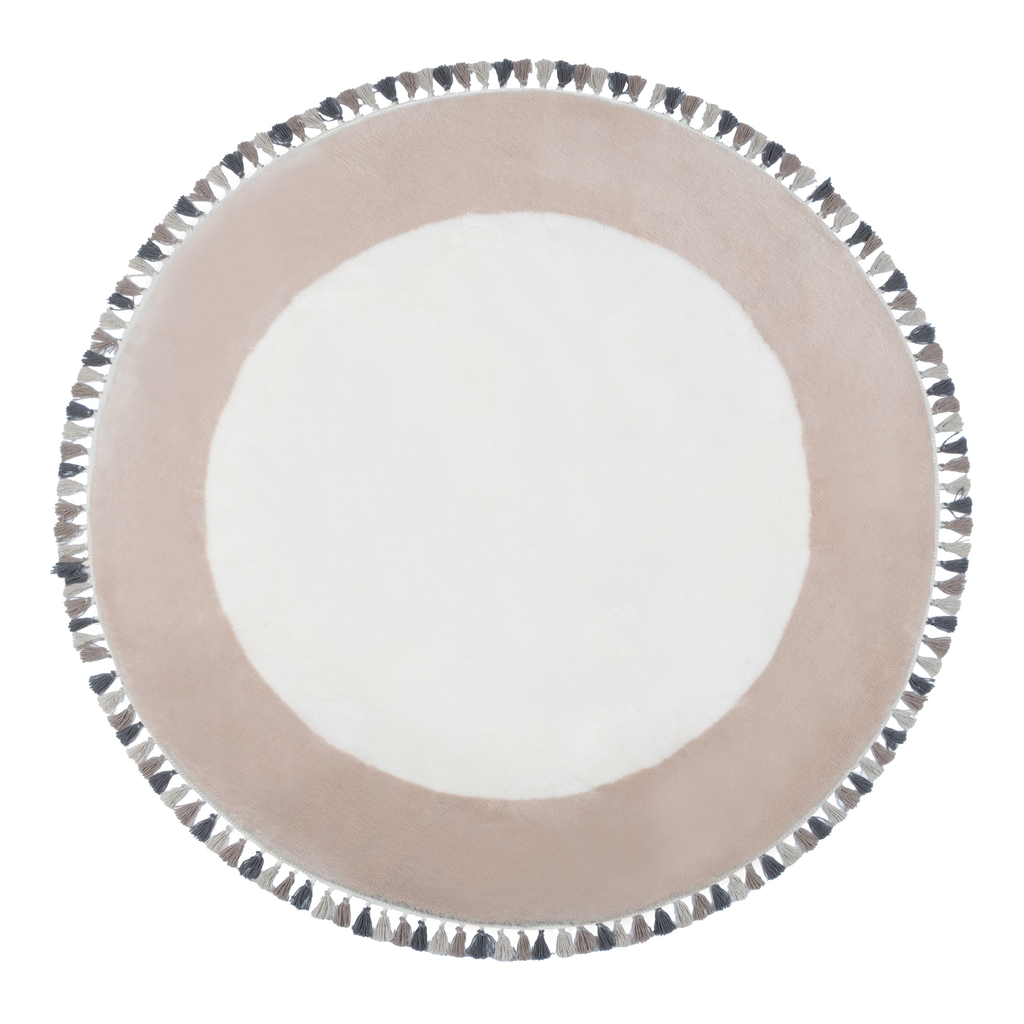 Okrúhly koberec so strapcami MUUM 120 cm