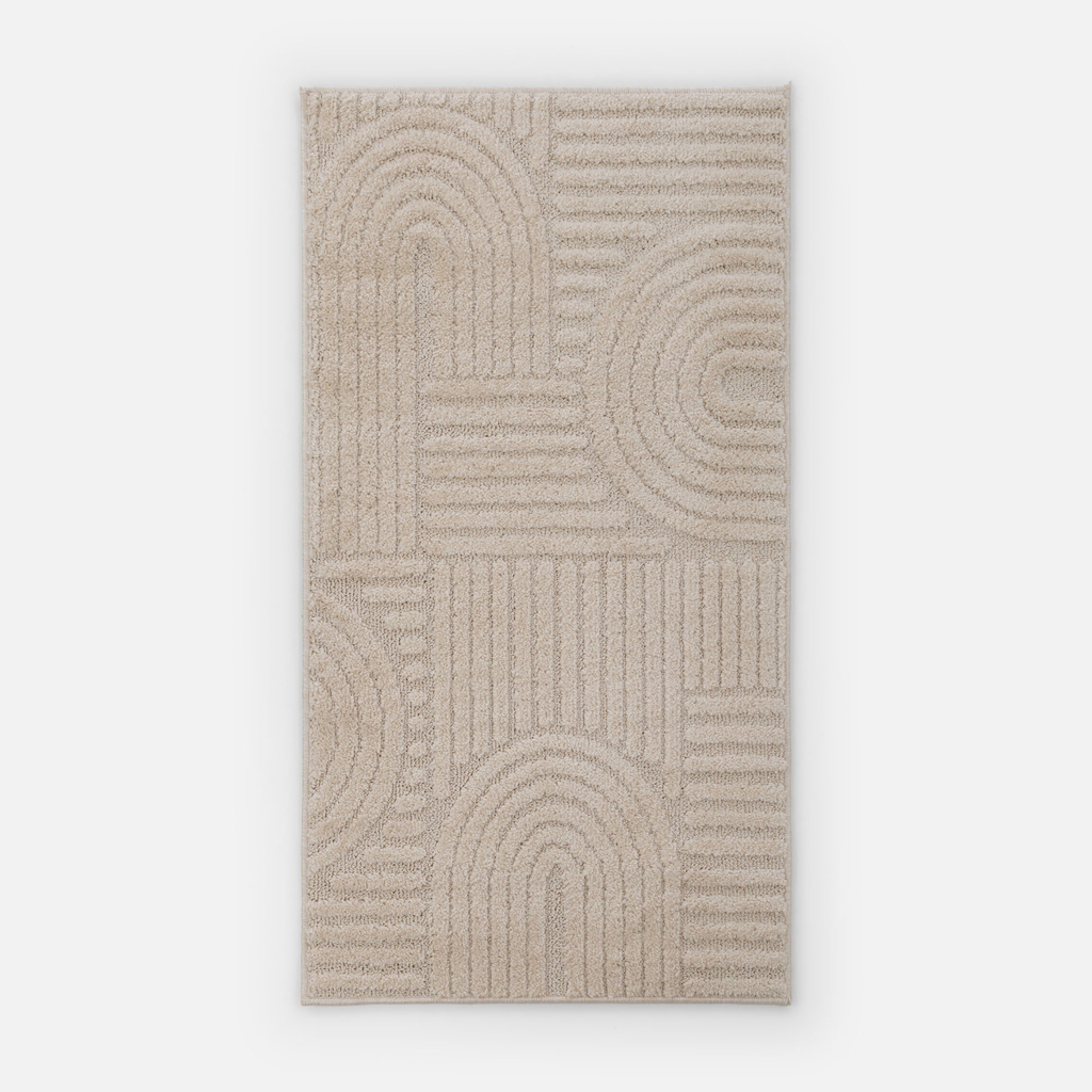 Koberec LA CASA 3D krémový 80x150 cm