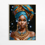 Farebný obraz na plátne AFRIKA ŽENA I 62x82 cm