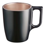 Metalický hrnček FLASHY BLACK 250 ml