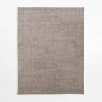 Geometrický koberec ACTION, béžový, 120x160 cm