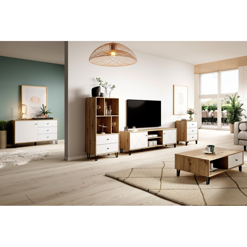 Malá komoda BILBAO s 3 zásuvkami