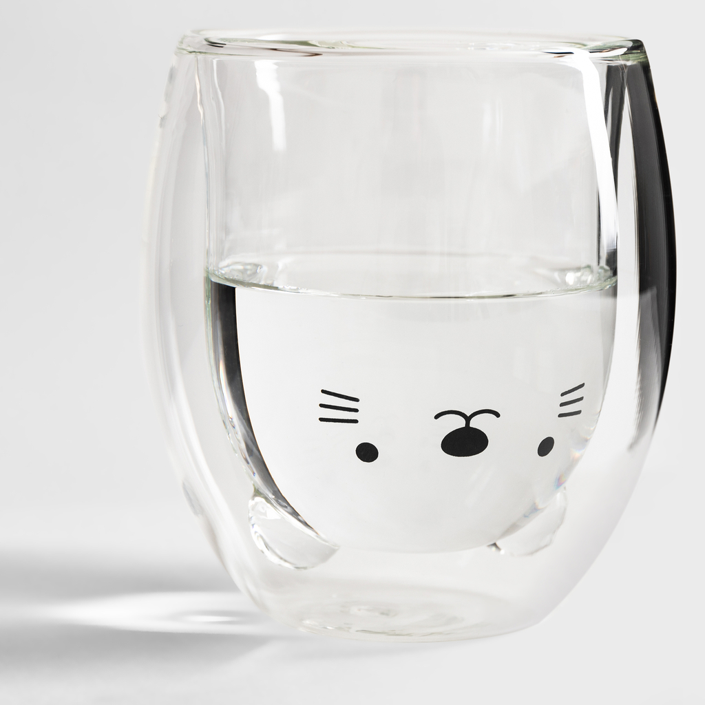 Sklenený pohár VYDRA s dvojitou stenou 280 ml