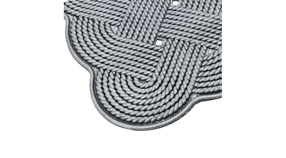 Gumená rohožka s prepletaným vzorom 45x75 cm
