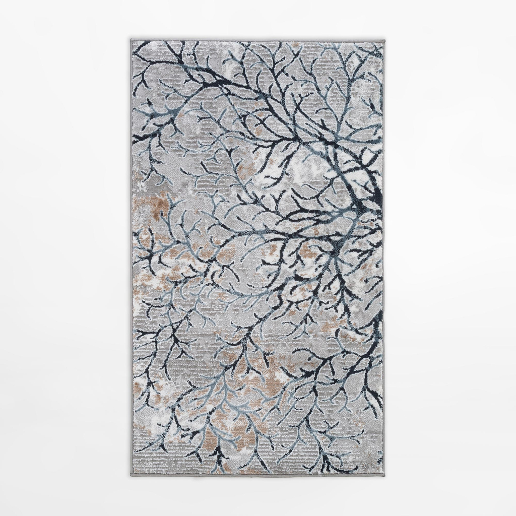 Sivo-modrý koberec MONTENEGRO, 60x100 cm