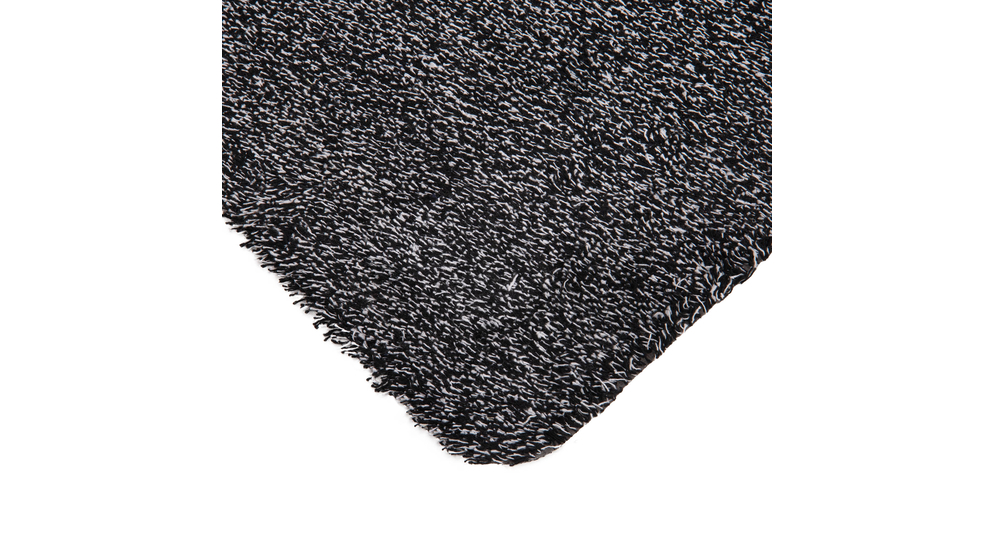 Čierna rohožka s podkladom z TPR 45x70 cm