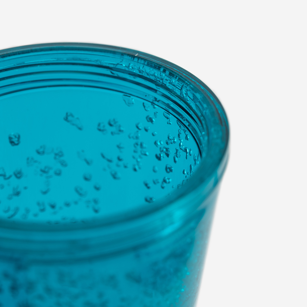 Plastový pohár so slamkou modrý 500 ml