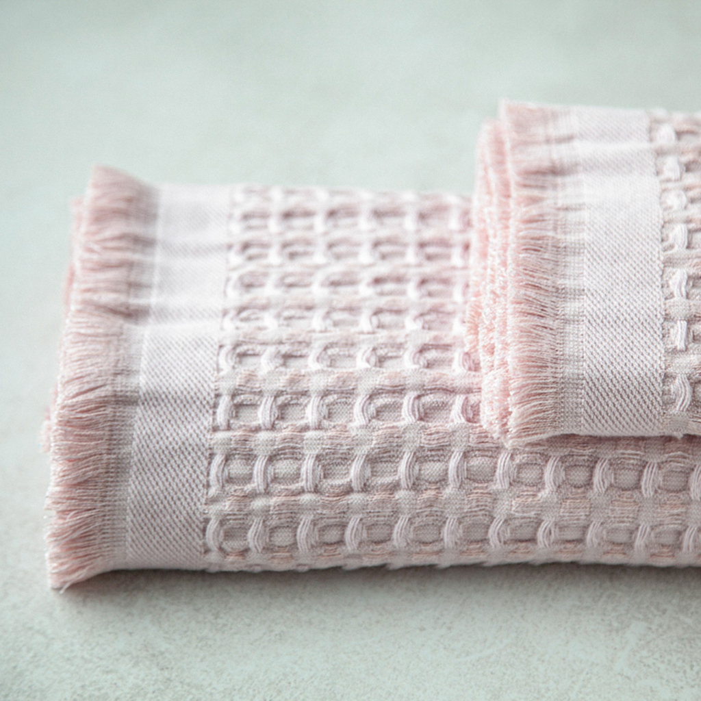 Ružový bambusový uterák SOFT WAFEL BAMBOO SPA 50x80 cm