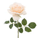 Umelý kvet RUŽA biela 53 cm