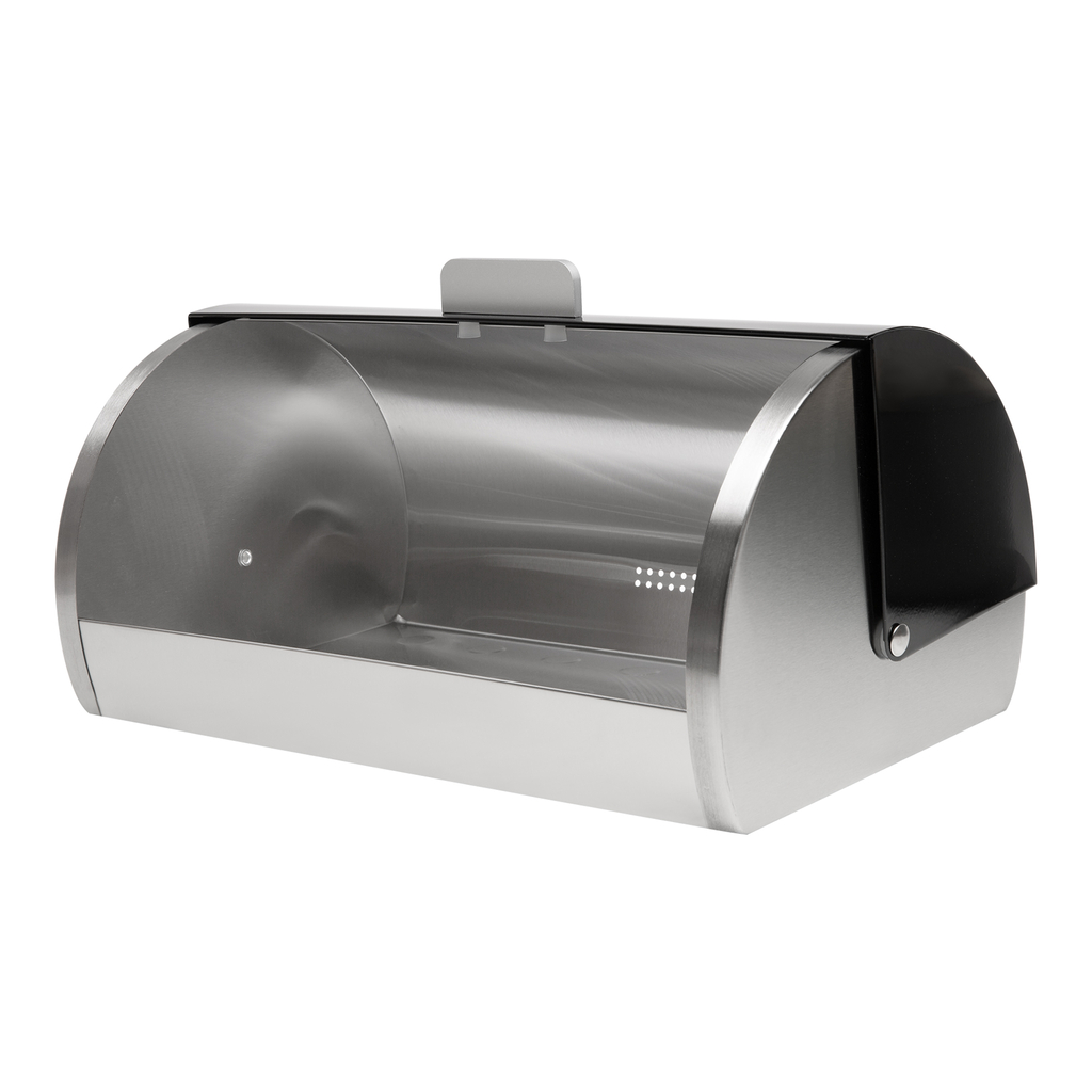 Kovový chlebník čierny