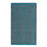 Tyrkysový koberec OREBO 50x80 cm